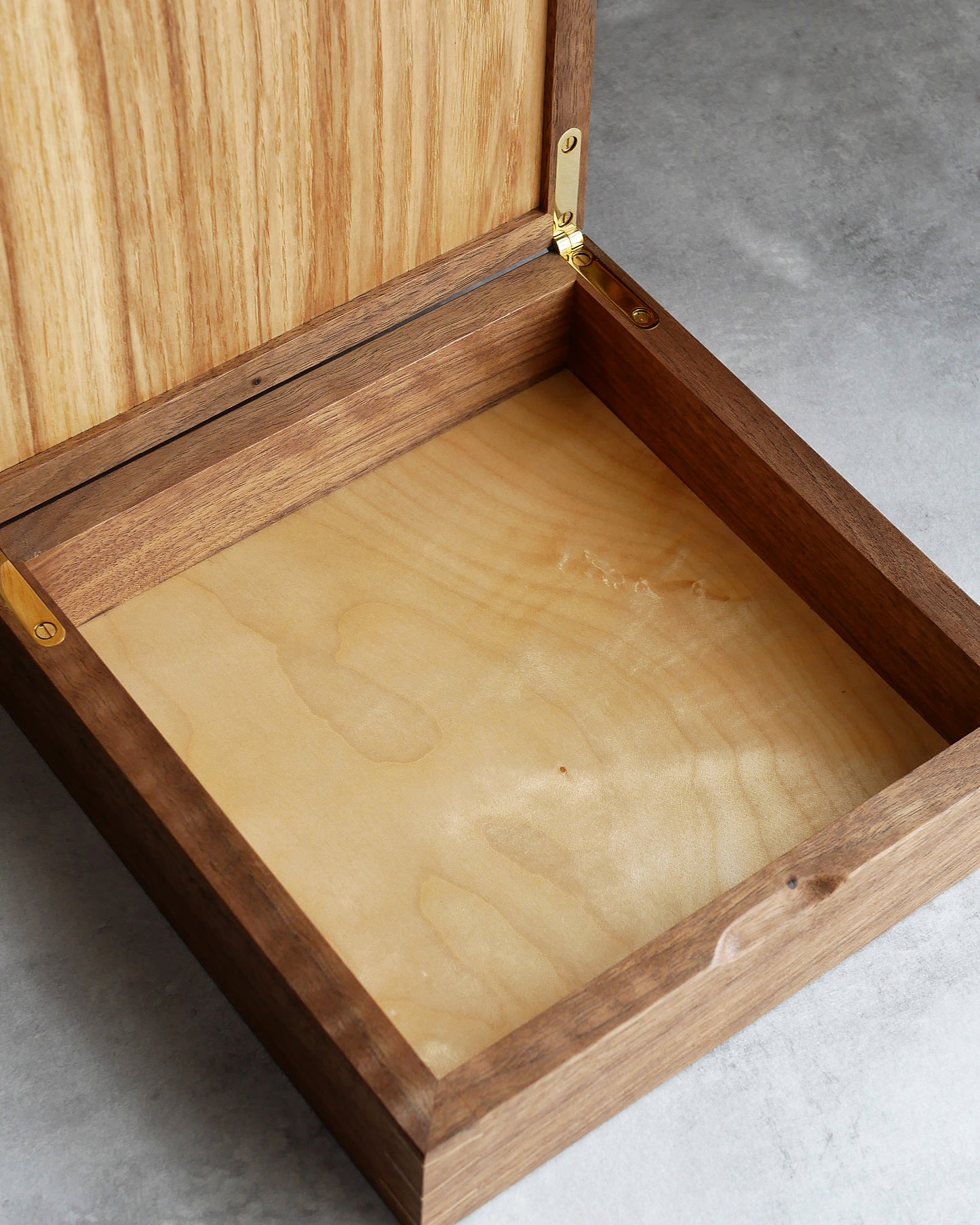 ‘Asa No Ha' Walnut Keepsake box