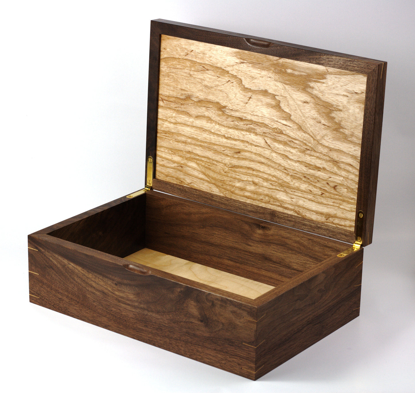 'Asa No Ha' Walnut Keepsake box Large -SOLD