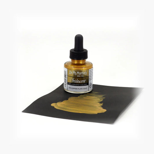 Dr. Ph. Martin's Iridescent Calligraphy Colours - Copperplate Gold (30ml)