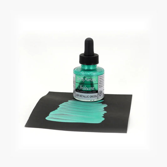 Dr. Ph. Martin's Iridescent Calligraphy Colours - Metallic Green (30ml)