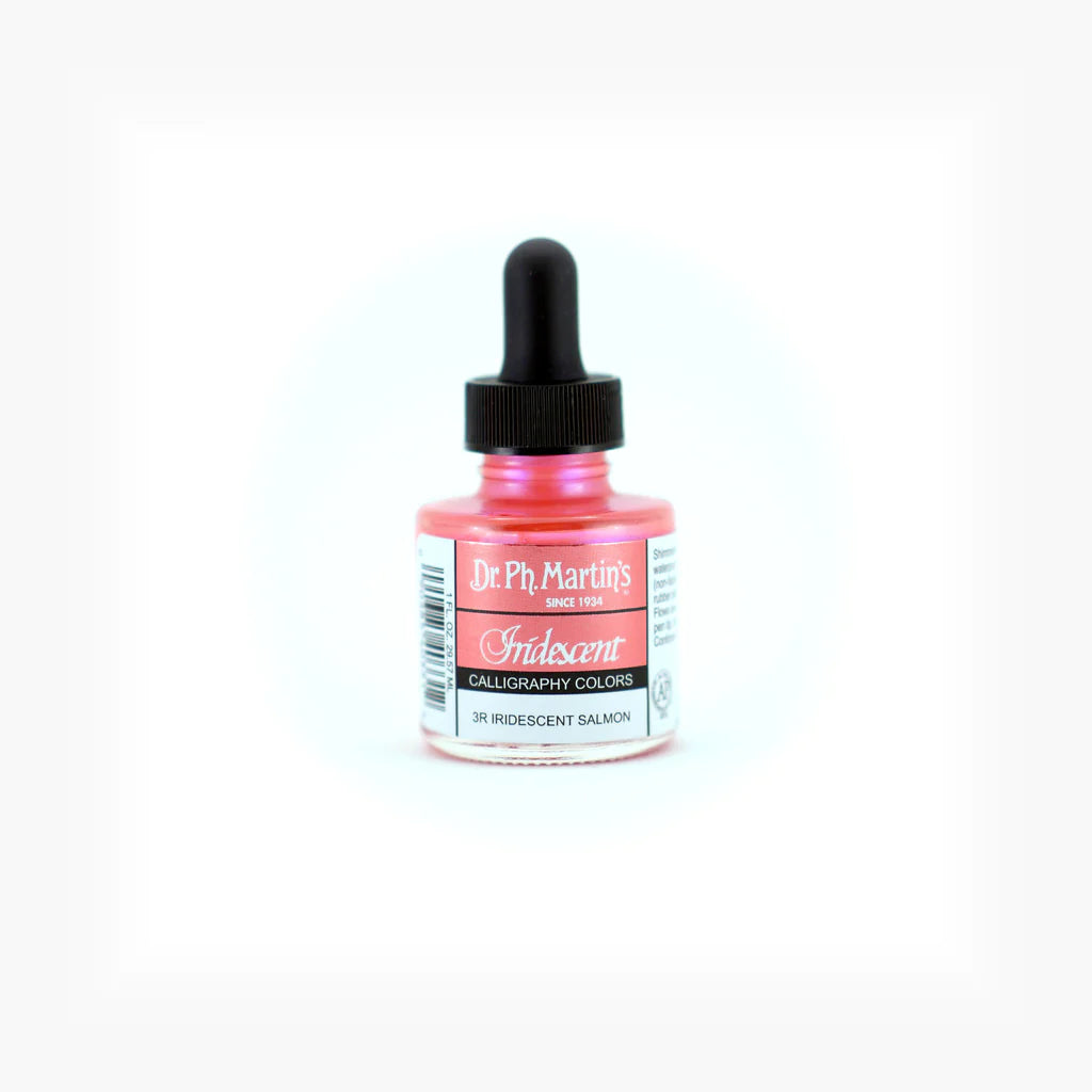 Dr. Ph. Martin's Iridescent Calligraphy Colours - Salmon (30ml)