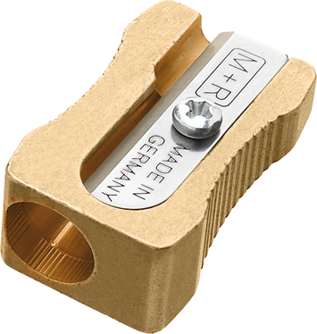 M+R Single Hole Brass Wedge Sharpener
