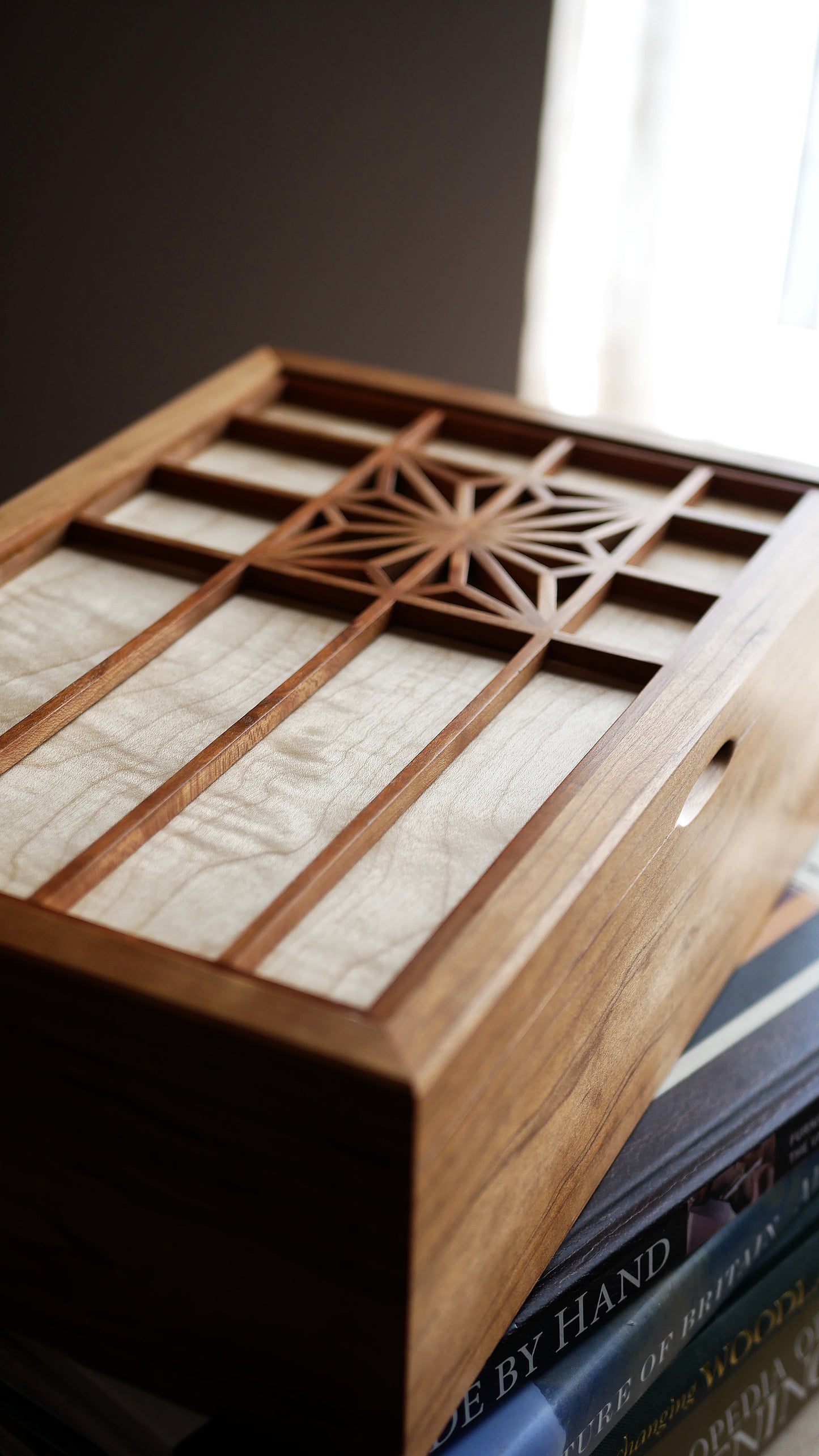 ‘Asa No Ha' Cherry Keepsake box Large