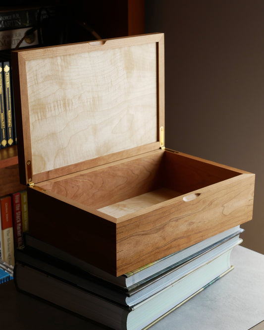 ‘Asa No Ha' Cherry Keepsake box Large