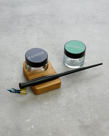 Clearance! Calligraphy ink pot holder - Bamboo