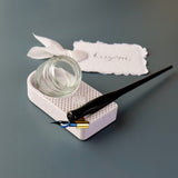 Tilt - Hue Angled Calligraphy Ink Pot Holder