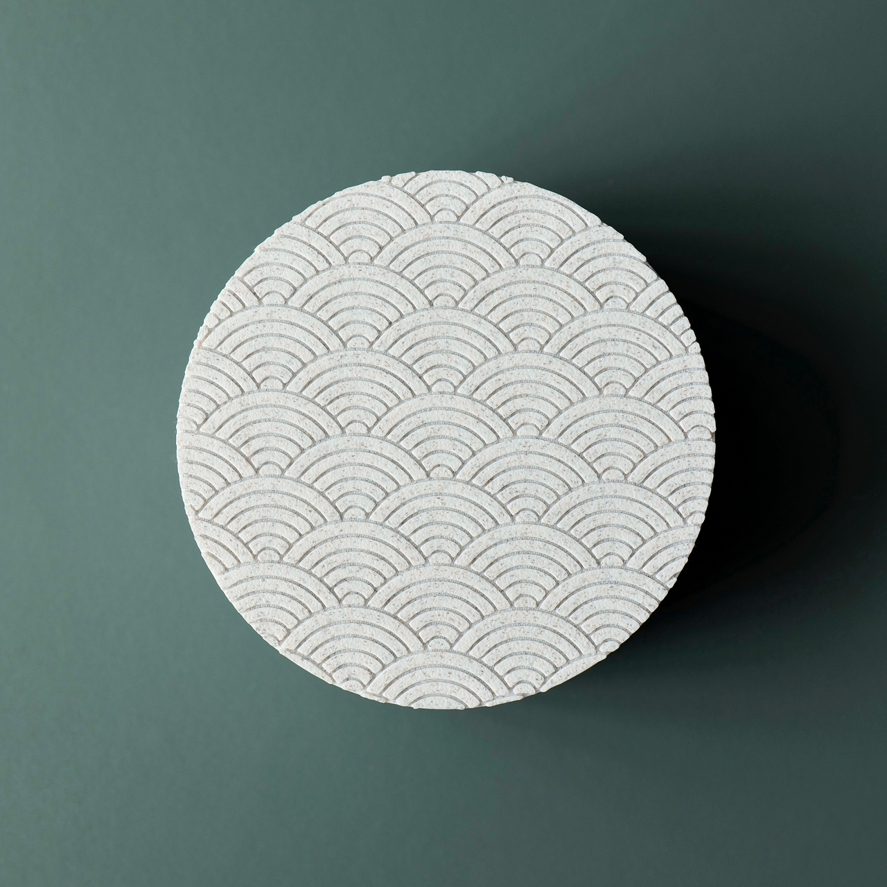 Hue Marble Seigaha Wave coasters