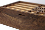 'Asa No Ha' Walnut Keepsake box Large -SOLD
