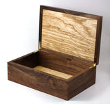 'Asa No Ha' Walnut Keepsake box Large -SOLD