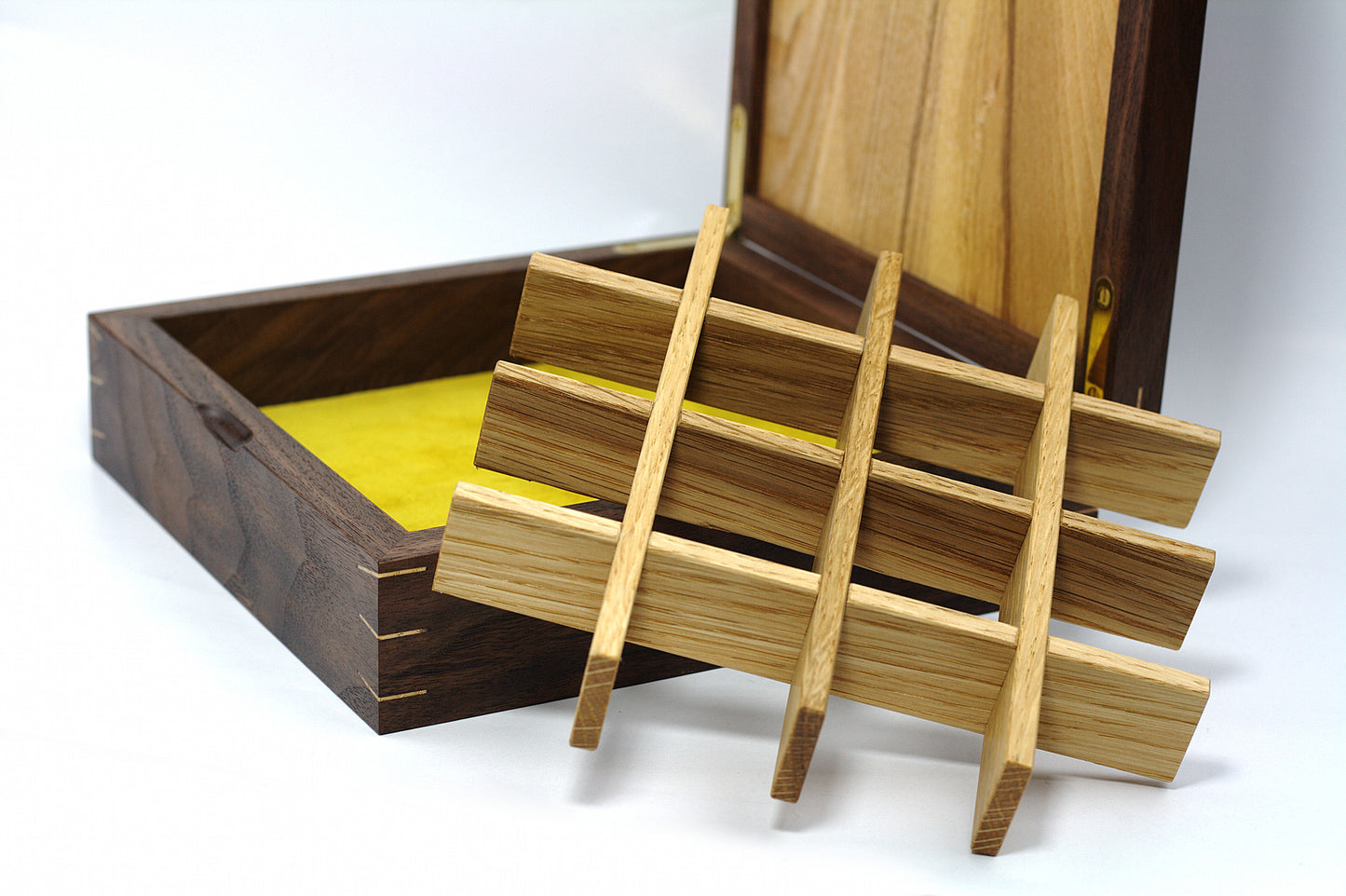 'Asa No Ha' Walnut Jewellery box - SOLD