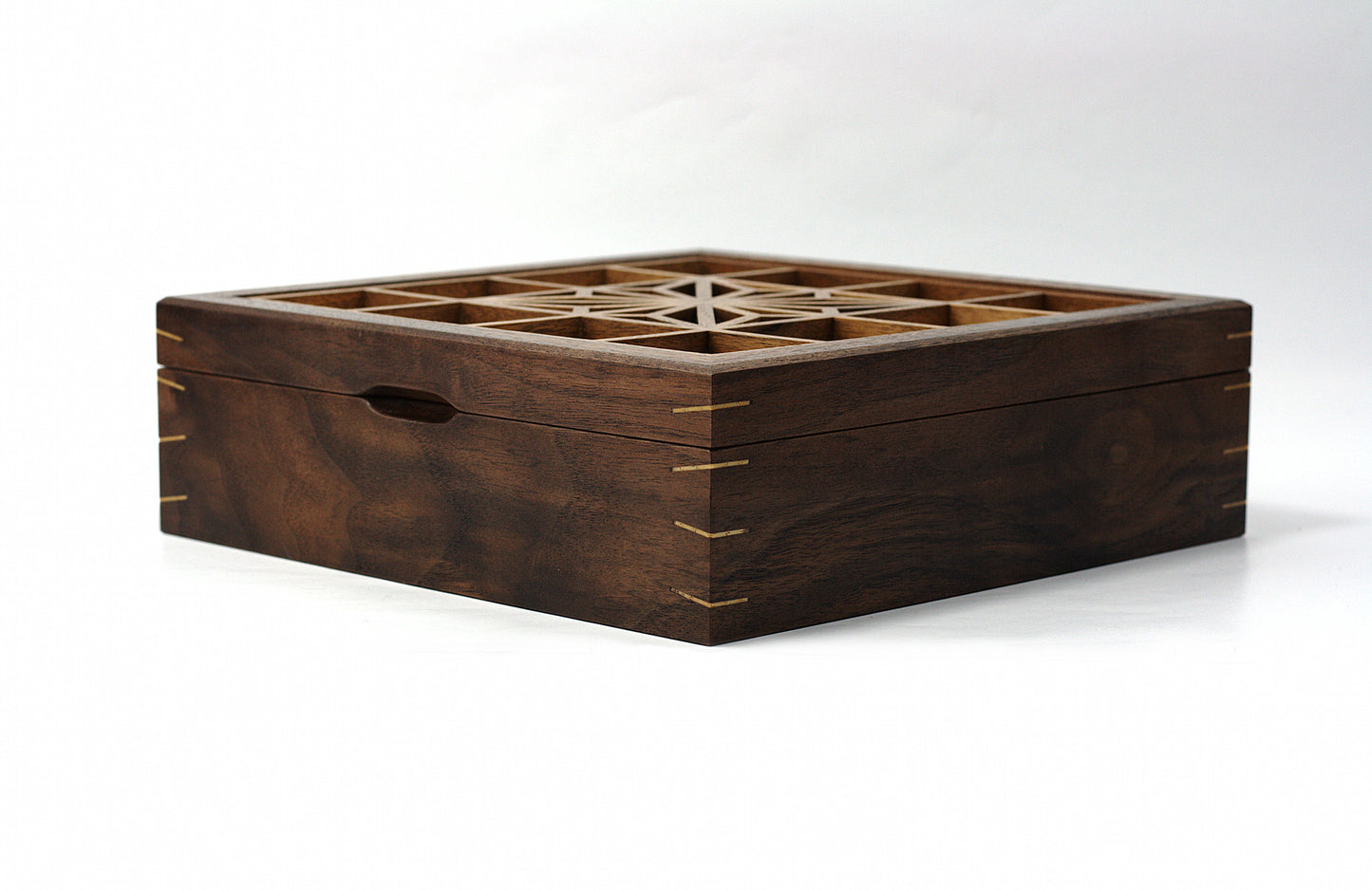 'Asa No Ha' Walnut Jewellery box - SOLD
