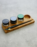 Calligraphy ink pot holder - Bamboo