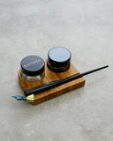 Calligraphy ink pot holder - Bamboo