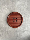 Wooden Oak Button Drink Coasters