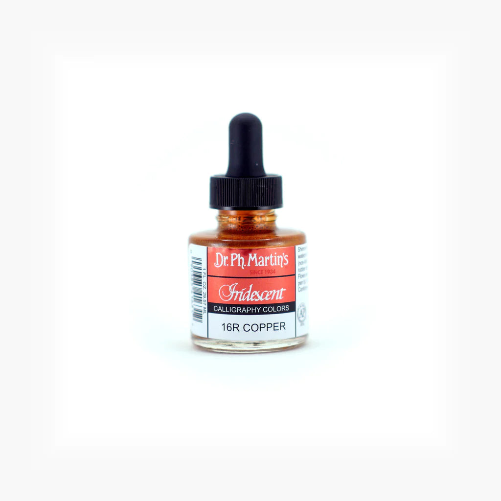 Dr. Ph. Martin's Iridescent Calligraphy Colours - Copper (30ml)