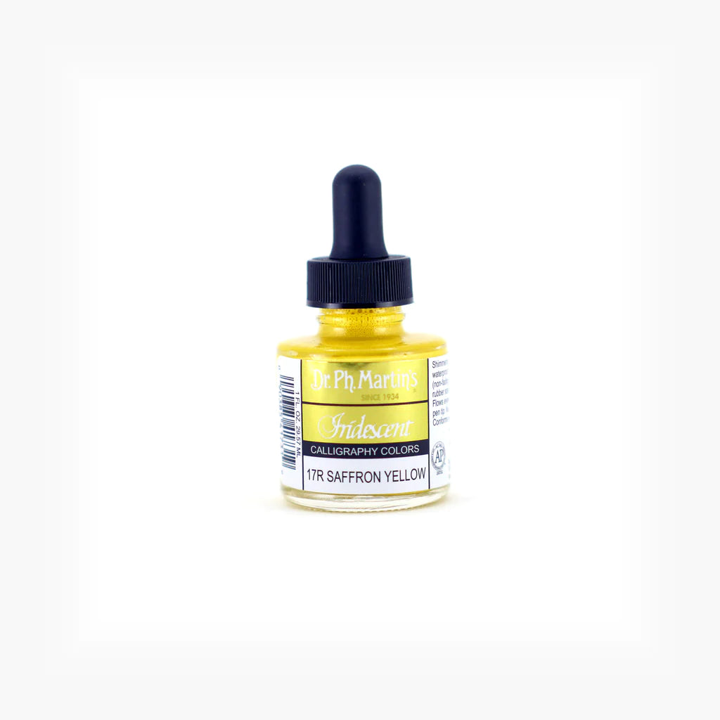 Dr. Ph. Martin's Iridescent Calligraphy Colours - Saffron Yellow (30ml)