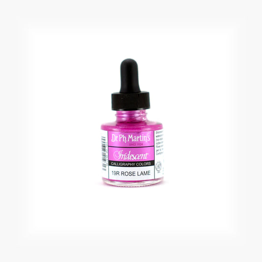 Dr. Ph. Martin's Iridescent Calligraphy Colours - Rose Lame (30ml)