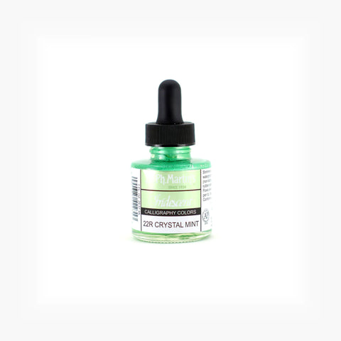 Dr. Ph. Martin's Iridescent Calligraphy Colours - Crystal Mint (30ml)