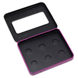 Coliro Metal Box for 6 Pearlcolors, Purple